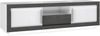 FORTE Canne TV-Unterschrank mit LED Beleuchtung, Holzwerkstoff, Weiß/Grau, 192,7 x 56,2 x 53 cm Bild 2