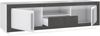 FORTE Canne TV-Unterschrank mit LED Beleuchtung, Holzwerkstoff, Weiß/Grau, 192,7 x 56,2 x 53 cm Bild 3
