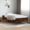 vidaXL Bettrahmen Raucharbe 80x200 cm Holzwerkstoff 8009120 Bild 1