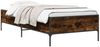 vidaXL Bettrahmen Raucharbe 80x200 cm Holzwerkstoff 8009120 Bild 2