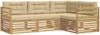 vidaXL Outdoor-Sofagarnitur 4 pcs Weiß und Beige 245,5 x 166,5 x 73 cm 3390388 Bild 2
