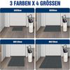 DFIONC Fußmatte innen 90x200cm washable Schmutzfangmatte dark gray Bild 5
