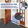 DFIONC Fußmatte innen 90x200cm washable Schmutzfangmatte dark gray Bild 3