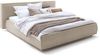 KAWOLA Bett CARLO Polsterbett Stoff taupe 200x200cm Bild 3