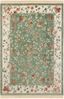 Orientalischer Samt-Teppich Fransen Oriental Flowers Grün - 135x195x0,5cm Bild 5