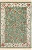Orientalischer Samt-Teppich Fransen Oriental Flowers Grün - 135x195x0,5cm Bild 4