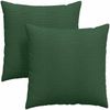 vidaXL Sofakissen 2 Stück Dunkelgrün 80 x 80 cm Cordstoff 42014080 Bild 2