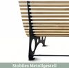 Wellenliege Doppelliege MARTEN - Massives Kiefernholz | Waldliege Waldsofa Himmelsliege Relaxliege für Garten oder Terrasse Bild 5