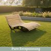 Wellenliege Doppelliege MARTEN - Massives Kiefernholz | Waldliege Waldsofa Himmelsliege Relaxliege für Garten oder Terrasse Bild 3