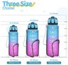 LuxusKollektion Trinkflasche Sport Trinkflasche 2l Auslaufsicher BPA-frei Tritan Kinder Motivierend Bild 2