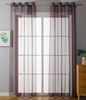 Gardinenbox Gardine, Ösen (2 St), transparent, Ösenvorhänge Voile »Uni« Bleibandabschluß 20332-cn2 Bild 5