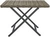 vidaXL Klapptisch Grau 45x35x32 cm Poly Rattan 362252 Bild 3