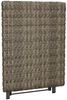 vidaXL Klapptisch Grau 45x35x32 cm Poly Rattan 362252 Bild 5