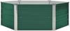 vidaXL Hochbeet 129x129x45 cm Verzinkter Stahl Grün 47015 Bild 2