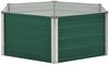vidaXL Hochbeet 129x129x45 cm Verzinkter Stahl Grün 47015 Bild 3