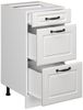 Küchenunterschrank R-Line Weiß Landhaus 40 cm AP Marmor Vicco Bild 4