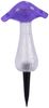 Light & More LED Solarleuchte Pilz lila Bild 3