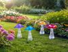 Light & More LED Solarleuchte Pilz lila Bild 5
