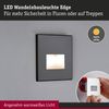 Paulmann 93094 Wandeinbauleuchte LED Edge 80x5 mm Schwarz 2700K Bild 2