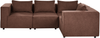 Modul Ecksofa 4-Sitzer AXEBO linksseitig Braun Bouclé Bild 4
