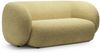 Micadoni Sofa Kate 2-Sitzer Strukturierter Stoff Sonnenblumen Melange Bild 2