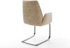 Freischwinger Zoa-Flex Mikrofaser Beige Vintage Freischwinger flach Graphit Taschenfederkern Bild 5