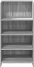 vidaXL Empfangstheke Grau Sonoma 55x50x103,5 cm Holzwerkstoff 859020 Bild 5