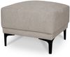 OTTO home Polsterhocker Xander (1 St), Breite 58 cm, Soft-Touch Chenille, schwarze Metallfüße Bild 2