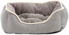 Dehner Tierbett Sammy, rechteckig, grau, versch. Größen, hochwertiges Hundebett / Katzenbett, mit herausnehmbarem Liegekissen Bild 5