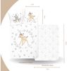 MTOnlinehandel Kinderbettwäsche "Stars" Bambi & Klopfer, Biber/ Flanell in 135x200 + 80x80 cm, Disney, 100% Baumwolle, 2 teilig, kuschelig weich für Herbst und Winter, Jungen und Mädchen, Sterne Bild 4