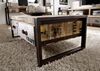 Couchtisch Mango 115x60x40 natur bedruckt FACTORY #128 Bild 2