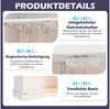 TWSOUL Weinschrank mit LED-Beleuchtung & Glastür– Barschrank mit Weinglashalter, 85,4 × 40 × 110 cm Bild 3