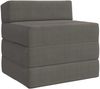 vidaXL Klappsofa Bett Hellgrau 200 x 70 x 15 cm Cordstoff 900012 Bild 2