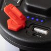 Skandika LED Gartenleuchte Campinglampe Kvitnes mit 6 Leuchtmodi, aufladbar, Powerbankfunktion, aufklappbar, Solarzelle, dimmbar, 3600 mAh, 400 lm, hängend, Micro-USB Bild 3