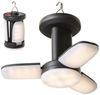 Skandika LED Gartenleuchte Campinglampe Kvitnes mit 6 Leuchtmodi, aufladbar, Powerbankfunktion, aufklappbar, Solarzelle, dimmbar, 3600 mAh, 400 lm, hängend, Micro-USB Bild 4