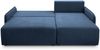 Selsey 'Netarro' Ecksofa mit Schlaffunktion, Bettkasten und Chenille-Bezug, marineblau, rechts Bild 3