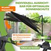 KESSER® Sonnenschirm Ampelschirm Sun Rund XL, Schwarz, Ohne LED Bild 5