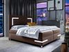 Boxspringbett Leleni LED, Braun, 140x200 cm Bild 2