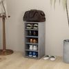 vidaXL Schuhschrank Betongrau 31,5x35x70 cm Holzwerkstoff 808989 Bild 3