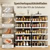 GarveeMore Schuhschrank Schuh Aufbewahrung Box Schuh Boxen klar Schuh Organizer Bild 4