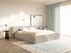 Selsey 'Tilves Low'Polsterbett 180x200 mit Bettkasten und Lattenrost, Chenille, beige Bild 3