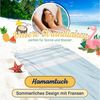 ZOLLNER Hamamtuch, Baumwolltuch (1-St), 90 x 170 cm, 100% Baumwolle, mit Fransen, vom Hotelwäschespezialisten Bild 3