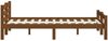 vidaXL Massivholzbett Honigbraun Kiefer 200x200 cm 322081 Bild 5