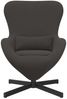 vidaXL Eiersessel Dunkelgrau 63 x 73 x 90 cm Stoff 42002771 Bild 4