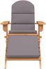 vidaXL Adirondack-Gartenstuhl mit Fußstütze Massivholz Akazie 360034 Bild 3