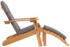 vidaXL Adirondack-Gartenstuhl mit Fußstütze Massivholz Akazie 360034 Bild 4