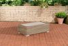 TPFGarden Gartentisch Maden - Loungetisch für Garten, Balkon, Terrasse (Hochwertiger Outdoor Sofatisch aus UV-beständigem Polyrattan, 1-St, Stabiler Garten- Loungetisch - Tischplatte 5 mm Klarglas), Maße (BxLxH): 60 x 110 x 33cm - Farbe: natura Bild 2