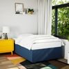 vidaXL Boxspringbett mit Matratze Blau 120x190 cm Stoff 3285122 Bild 3