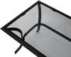DEGAMO Beistelltisch ZAGREB gross, 102x61cm, Stahl schwarz + Glas, Indoor + Outdoor Bild 4