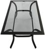 DEGAMO Beistelltisch ZAGREB gross, 102x61cm, Stahl schwarz + Glas, Indoor + Outdoor Bild 3